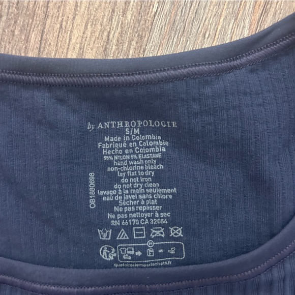 Anthropologie Navy Tank NWT size S - Picture 6 of 8